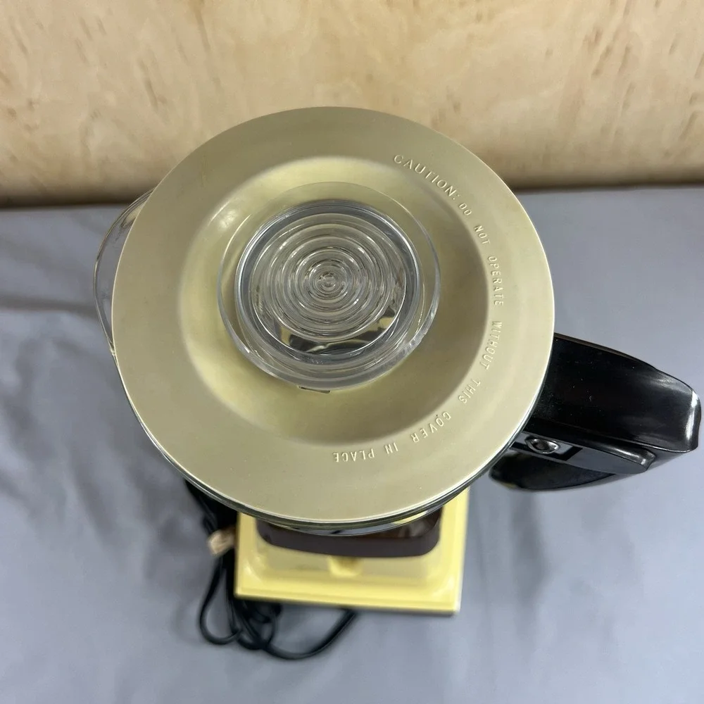 Vintage Sunbeam Custom 20-Speed Blender Countertop Kitchen Tested Working